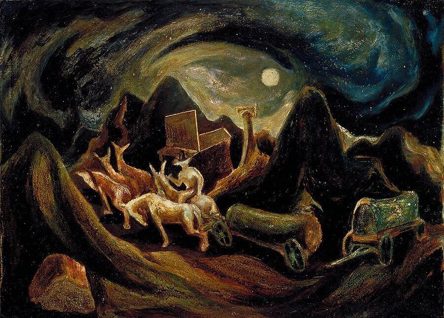 Going West, 1934 by Jackson Pollock
