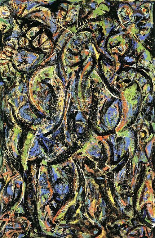 Gothic, 1944 by Jackson Pollock